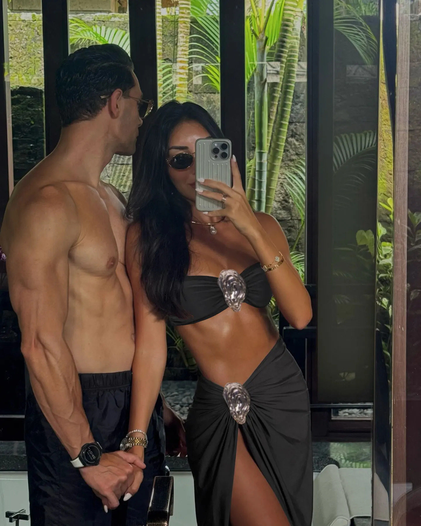 Buckle Off Shoulder Bikini With Skirt Women Swimsuit Trend Biquini Swimwear Lady Holiday Bath Suit Female Beachwear Outfits 250603