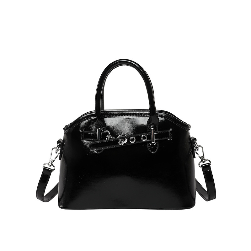 designer Retro Style Light Luxury Large Capacity Tote Bag for Women 2025 New Fashion Solid Color Simple Shoulder Crossbody Bag