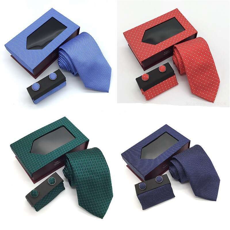 Stylish Mens Paisley Print Ties for Weddings - Complete Set in Elegant Packaging