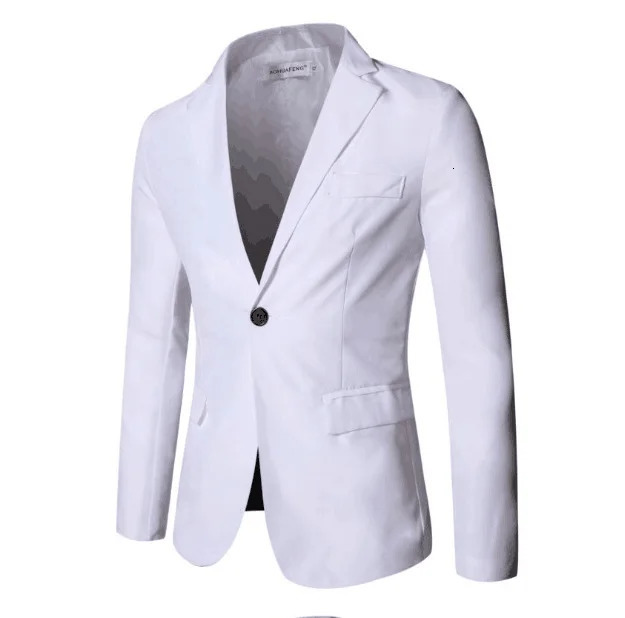 Suits Men Two Piece Sets Pant Set Blazer Turn Down Collar Full Sleeve Slim Fit Tight Waist Coat Long Pants Solid Wedding 250604Z