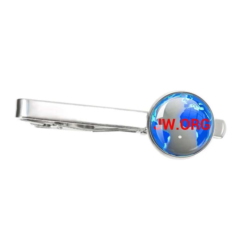Hot Selling Personalized JW.org The Best Life Ever Tie Clip JW.ORG Tie Clip Glass Dome Handmade Jewelry For Men Gift W250604
