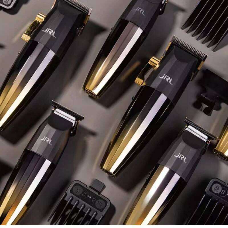100%Original JRL 2020C2020t Clipper Men's Professional Shop Hair Salon Trimmer 7200Rpm Barber Set Unique Serial Code