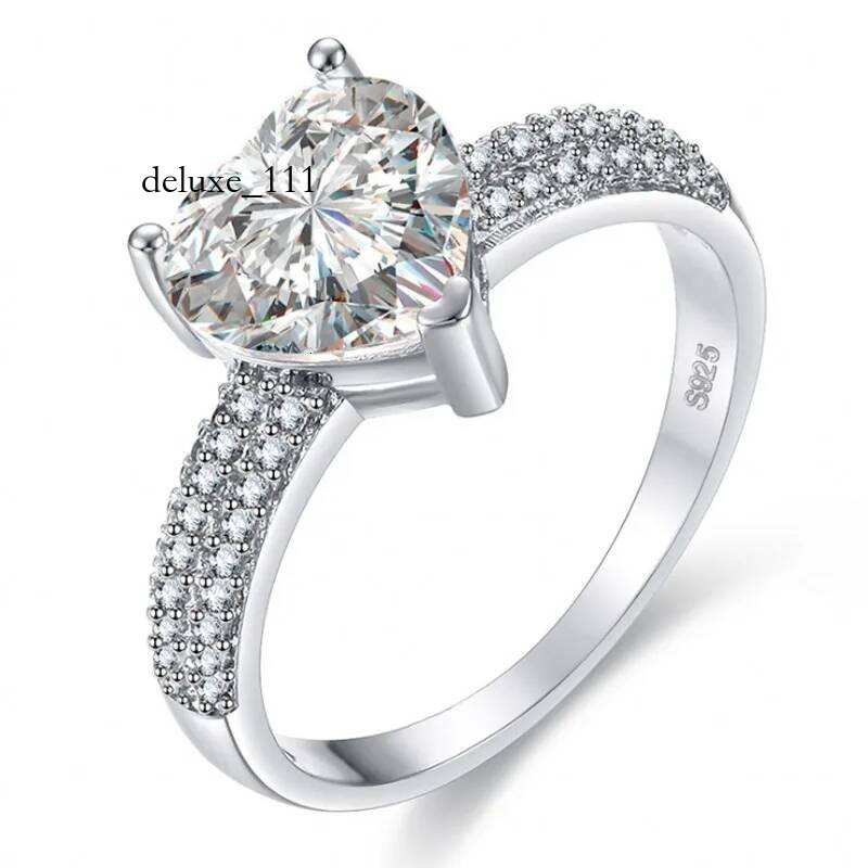 Victoria Wieck Jewelry Sterling Sier Pear Cut Topaz Pave White CZ Dia Party Women Wedding Engagement Heart Ring Gift