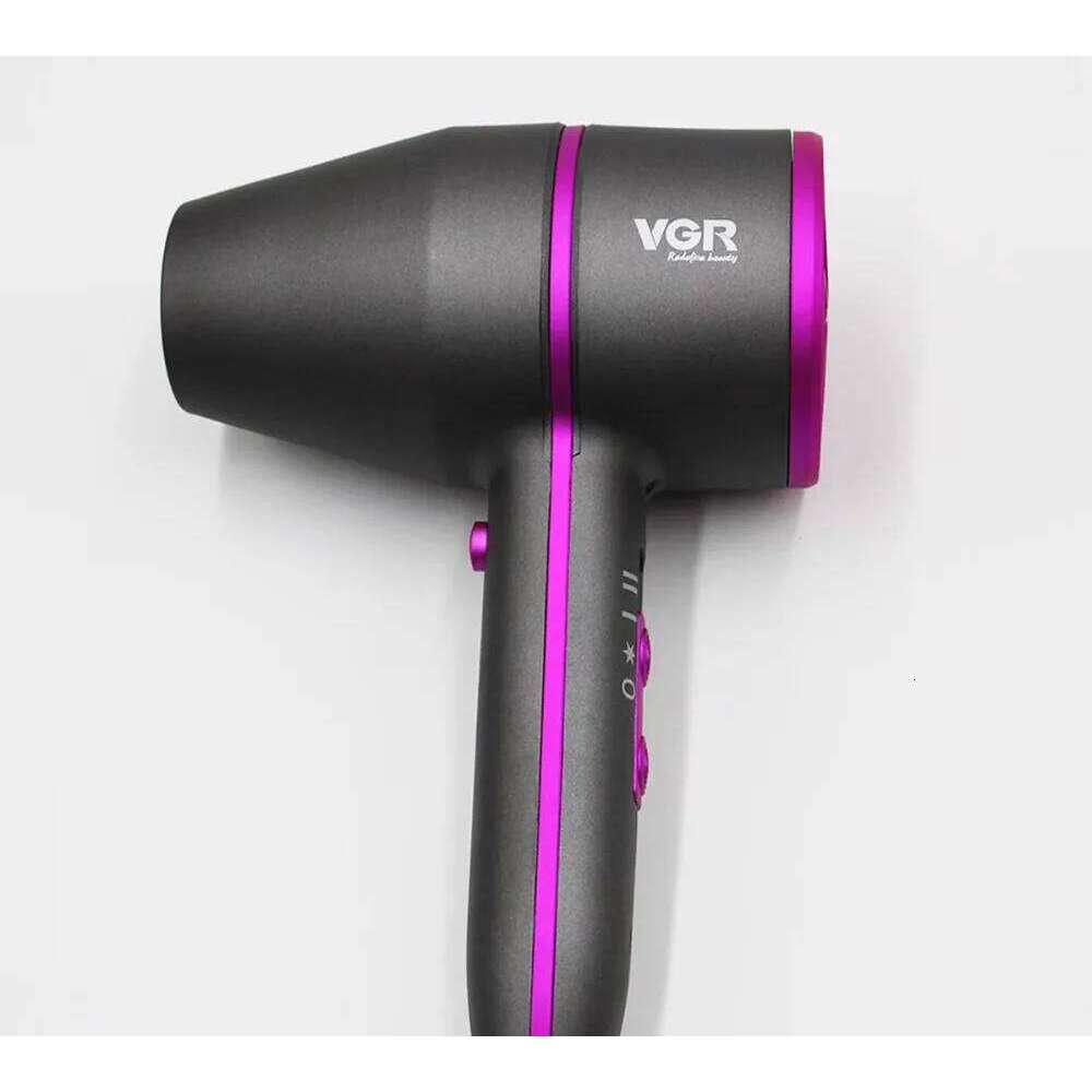 Salon/Home Professional Dryer Blow Hot Cold Air Speed Adjust With Two Nozzles Hair Styling Tool 220-240V Voltage Eu Plug