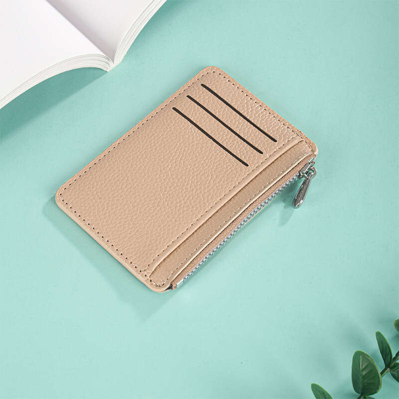 Hot Selling 2025 New Casual Zipper Multi-Card Slot Coin Purse Multi-Functional Lychee Pattern Card Holder