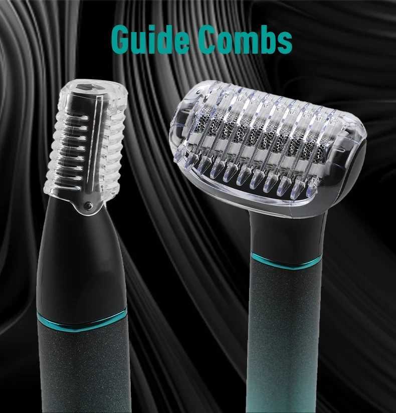 VGR 3in-1 Mens Razors Hair Trimming Set Rechargeable Professional Foil Shaver Portable Nose Hair Ear Hair Eyebrow Trimmer 625XJ250604