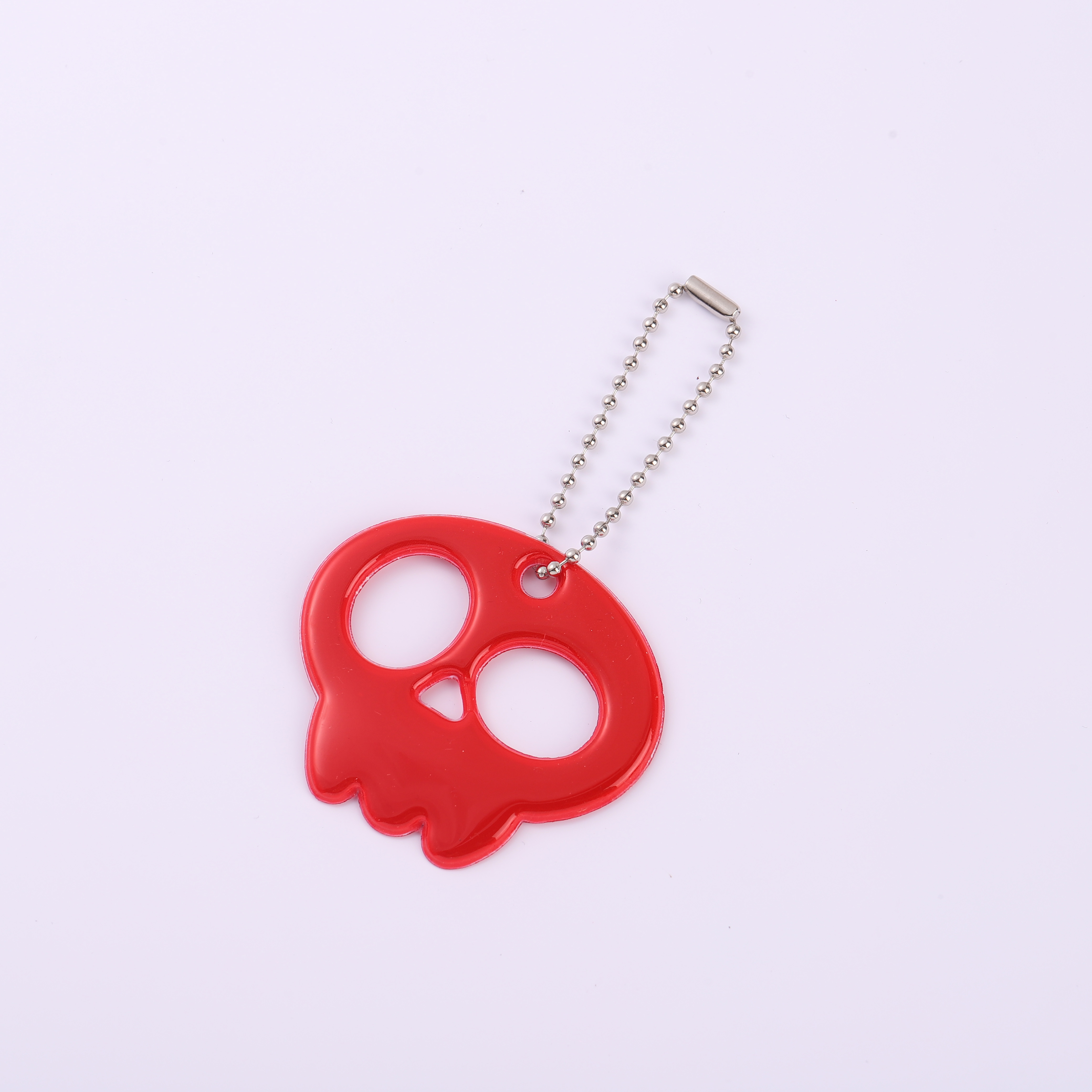 Minimalist Stylish Cartoon Skull Keychain Retro Style Hanging Pendant with Glowing Effect