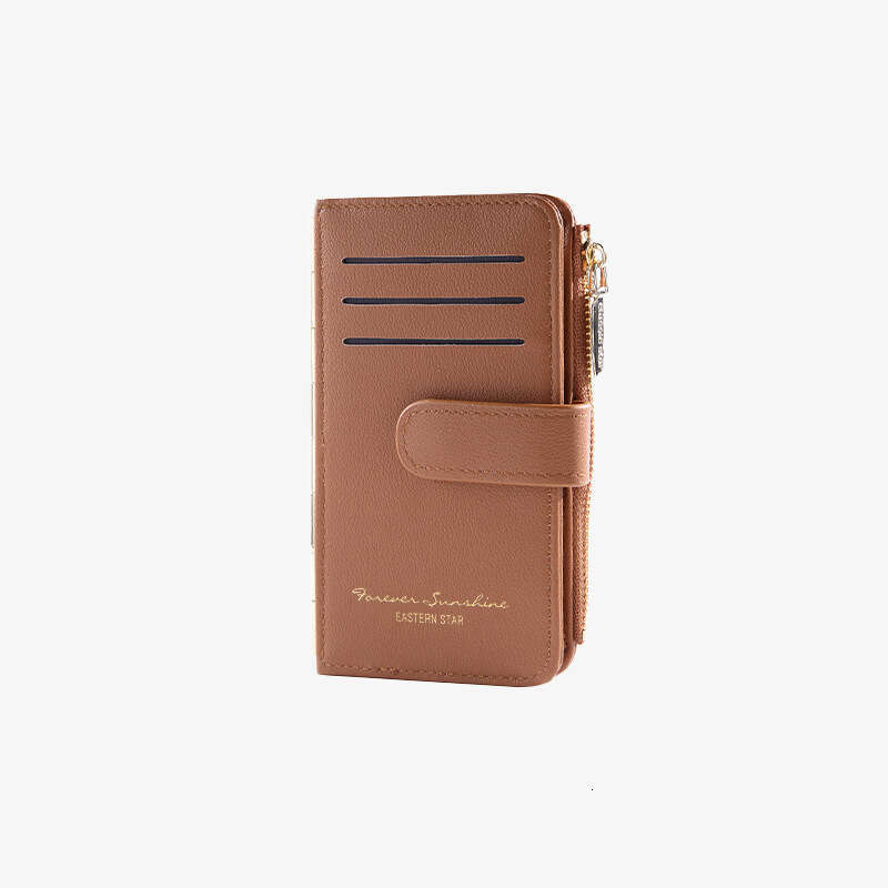 New Style Card Holder High-end Multi-card Slot Large Capacity Wallet Fashion Metal Zipper Multi-functional Coin Purse