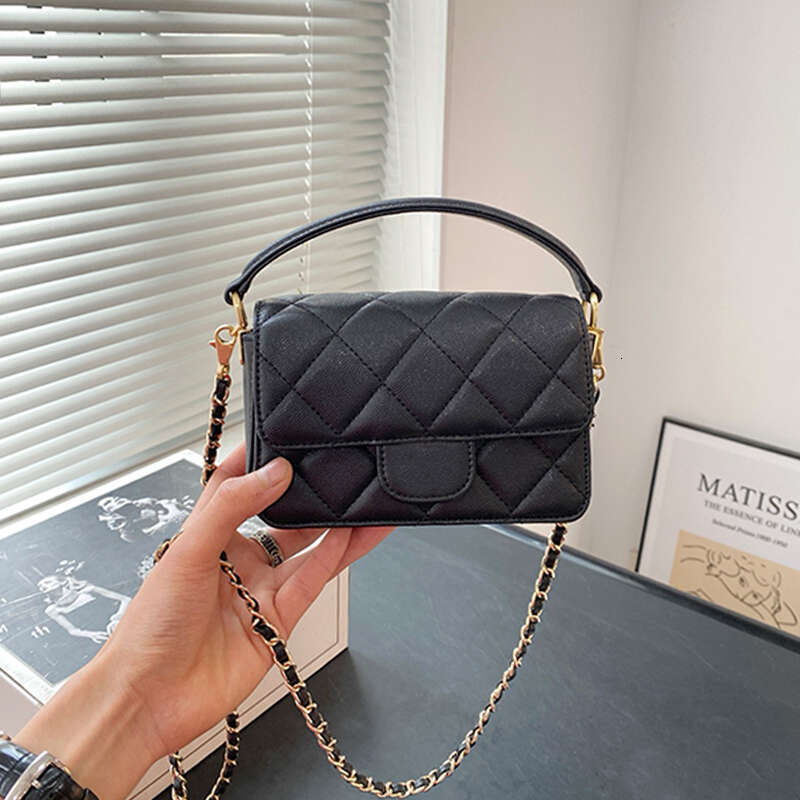 Top designer shoulder bag chain handbag plaid wallet double letter solid buckle caviar pattern women luxury evening bag mini handbag Mouth cap bag