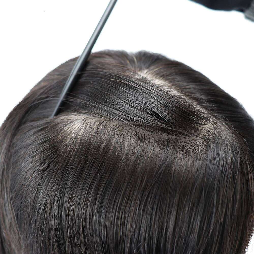 Hand Tied Real Virgin European Human Hair Base Full Lace Natural Scalp Look Light Breathable Silk Top Wig for Women