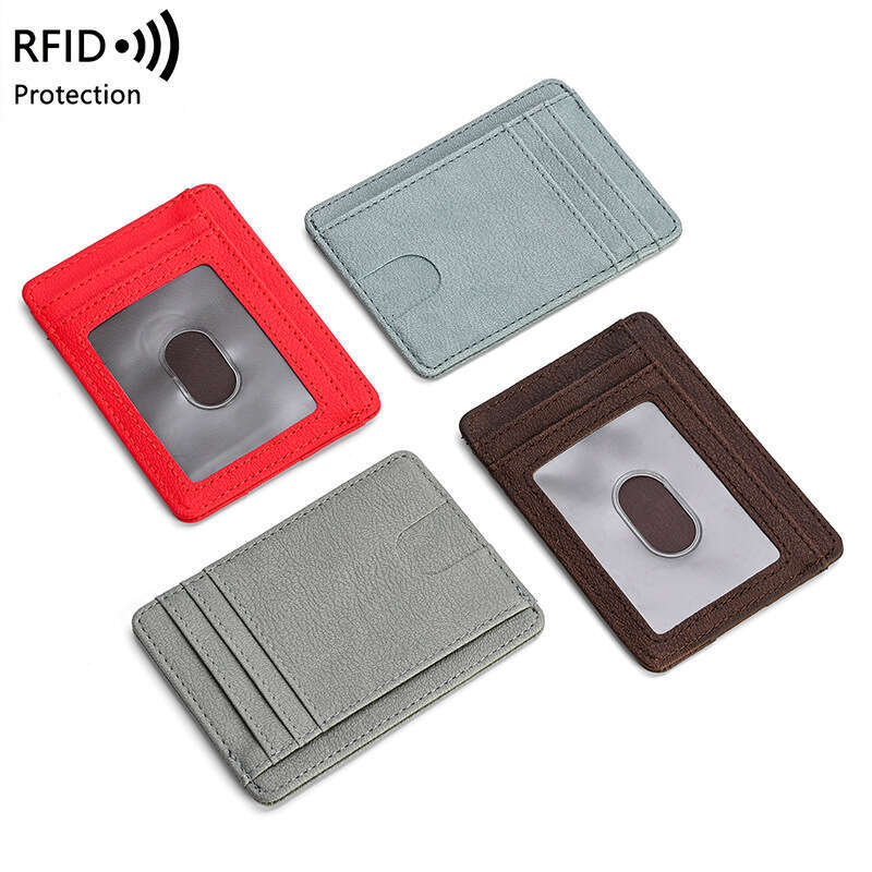 RFID Anti-Degaussing Holder with AirTag Slot and Multiple Card Slots