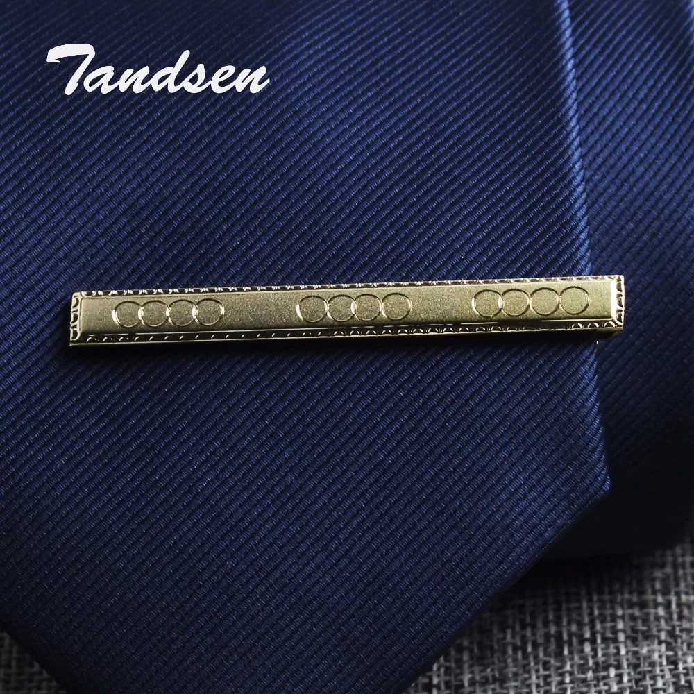Tie Clip Classic Simple Style Pin Clasp Bar Rose Gold Color Male Business Necktie Clip Clasp Metal Men Jewelry W250604