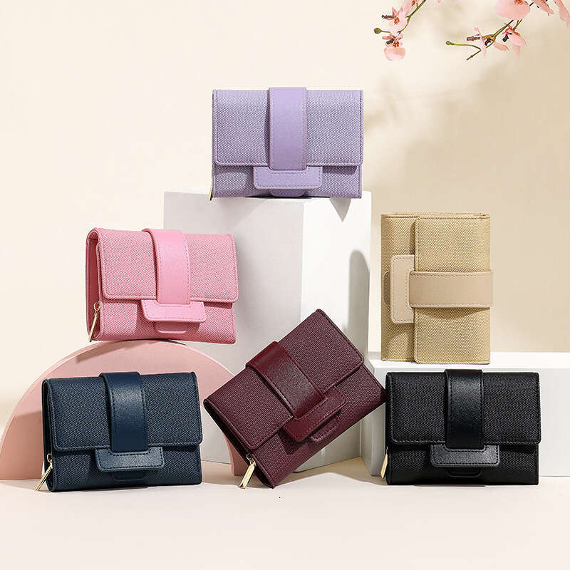 Fashion Flip Short Women's Wallet Simple Large Capacity 70% off Zipper Portable Card Holder Coin Purse