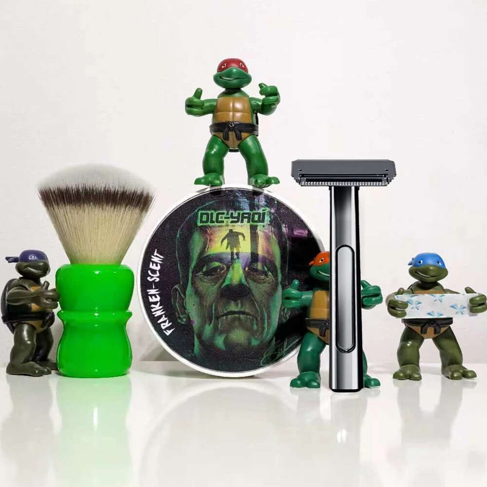 Whityle 20T Glide Pro 4D Super Double-edged Safety Razor Half Blade Shaver With Travel Leather Storage Bag for Men Grooming Care