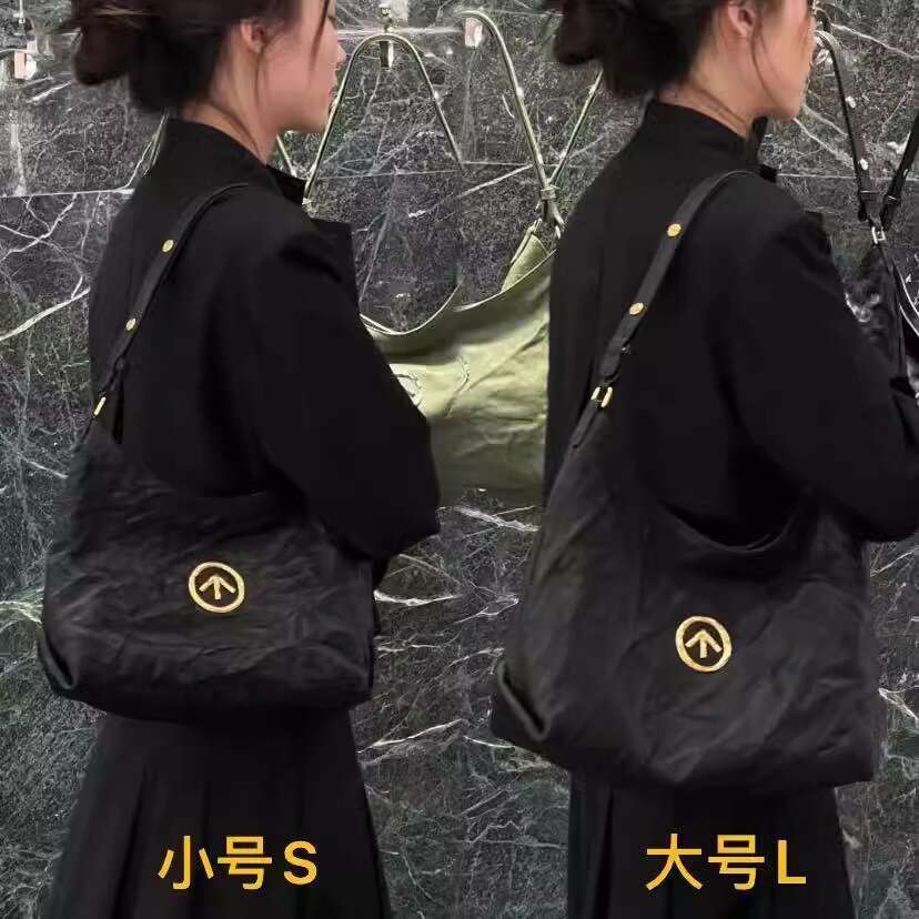 Women's Bags Designer Women's Bags Designer Yang Yi Same Style Grotto Hobo Vegetable Tanned Sheepskin Underarm Shoulder Crossbody Tote Bag