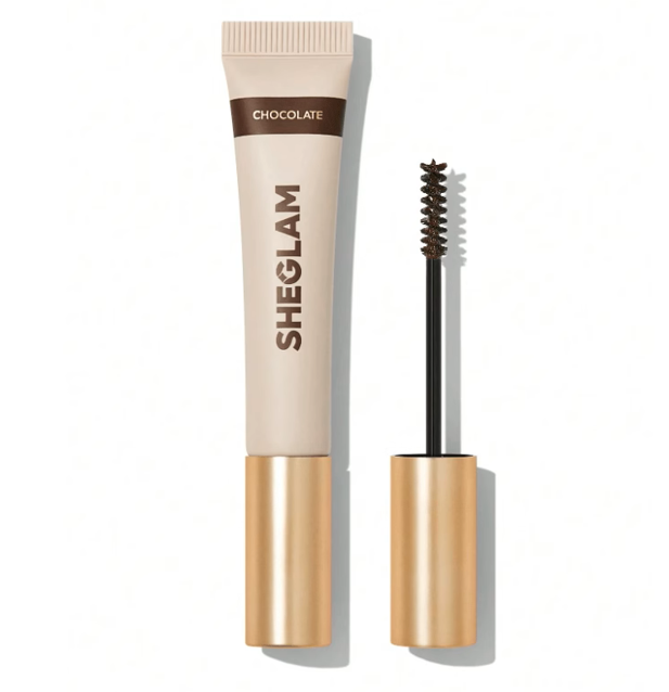 2025 New Product Spiral Head Eyebrow Gel and Dyeing Brow Cream Natural Three-Dimensional Long-Lasting Waterproof and Stiffening Dyeing Cream