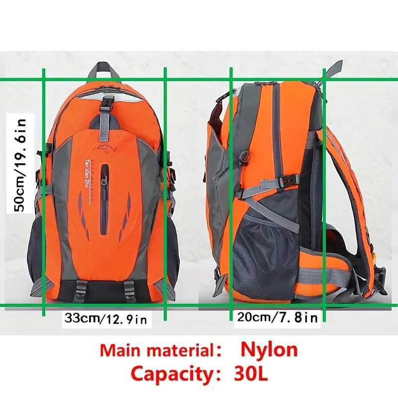 Outdoor Backpack Mens Large Capacity Travel Lightweight Casual Hiking Backpack Sports Waterproof Travel Mountaineering Bag W250603