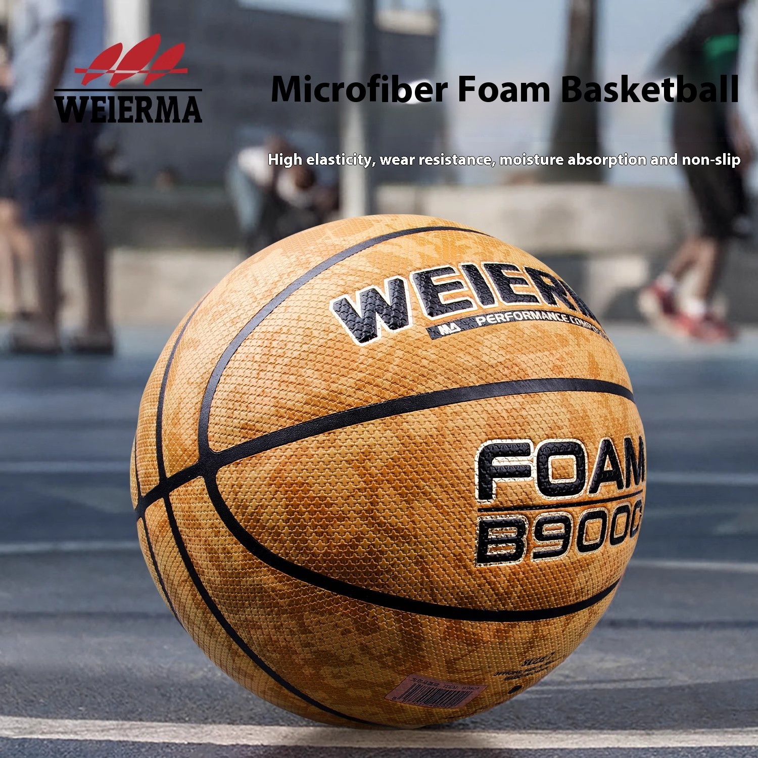 Camouflage Crosshatch Basketball | Tactical Grip Texture for Street & Pro Play | Anti-Slip Military Design