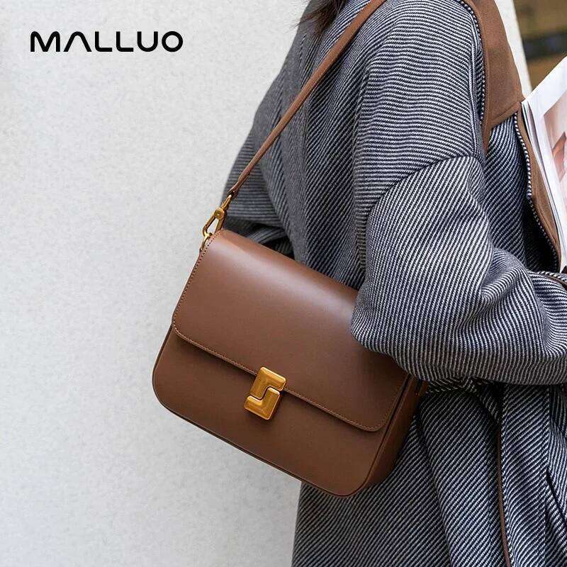 Women's Bags Designer Women's Natural Cowhide Fashion Square Female Cow Genuine Leather Crossbody Bag Ladies Retro Casual Commuting Handbags