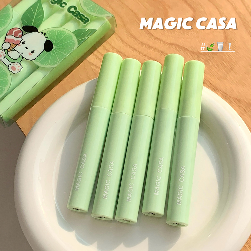 5pcs 1box Ice Cream Puppy Collection Lip Gloss, Vibrant, Smooth Liquid Lipsticks, Not Easy to Stain, Lip Glaze Set to Enhance Colour DH1010