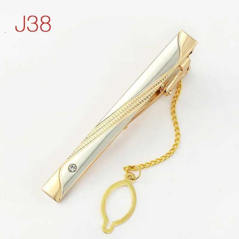 Fashion Simple Pattern Tie Clip Business Casual Party Birthday Gift Mens High-end Versatile Crystal Suit Shirt Accessories W250604