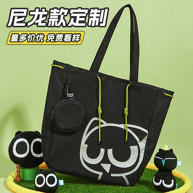 Nylon Fashion Crossbody Custom Pattern Waterproof Tote Large Capacity Canvas Bag