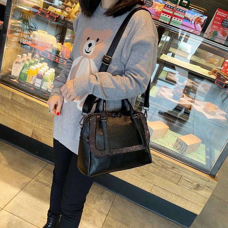 Ladies 2021 New Korean Fashion Shoulder Messenger Handbag With Leather Dia Women's Bag Digging Bags