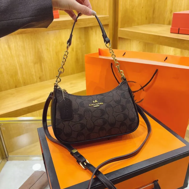 Free Shipping Designer Bag Fashion Printed Chain Bag Luxury Underarm Bag Single Shoulder Crossbody Bag For Women Gift