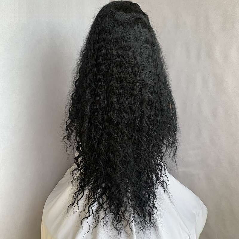 TEMU Fashion Long Hair Front Latin Curly Wig Frontal Wave Lace Wigs