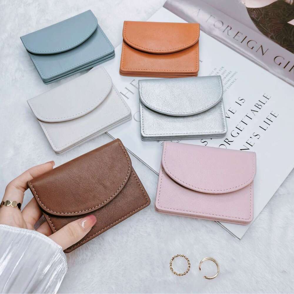Macaron Color Thin Coin Purse Simple Versatile High-end Elegant Style