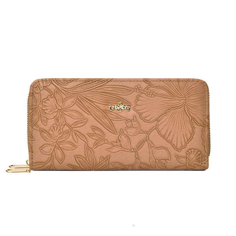 Women's INS Style Small High-end Long Wallet Coin Purse Zipper Clutch