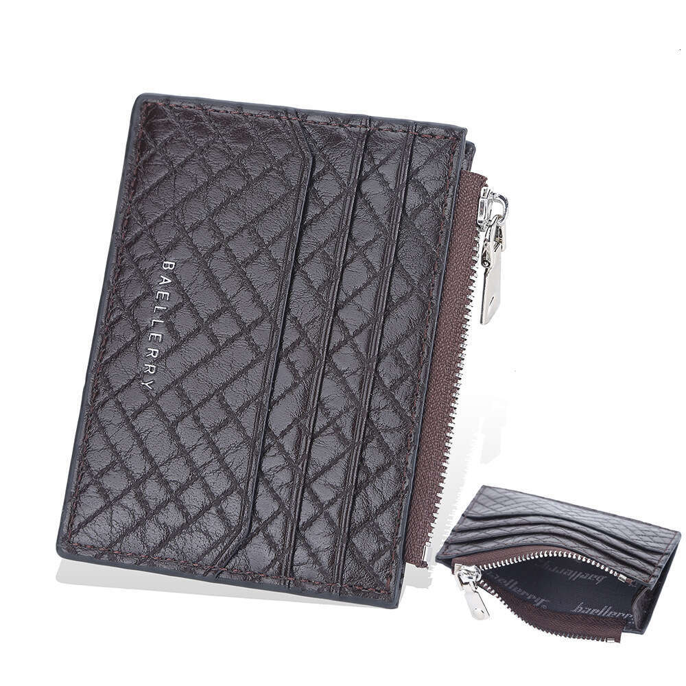 Baellerry New Men's Multi-Card Slot Thin Durable PU Coin Purse Holder Convenient Card Sleeve