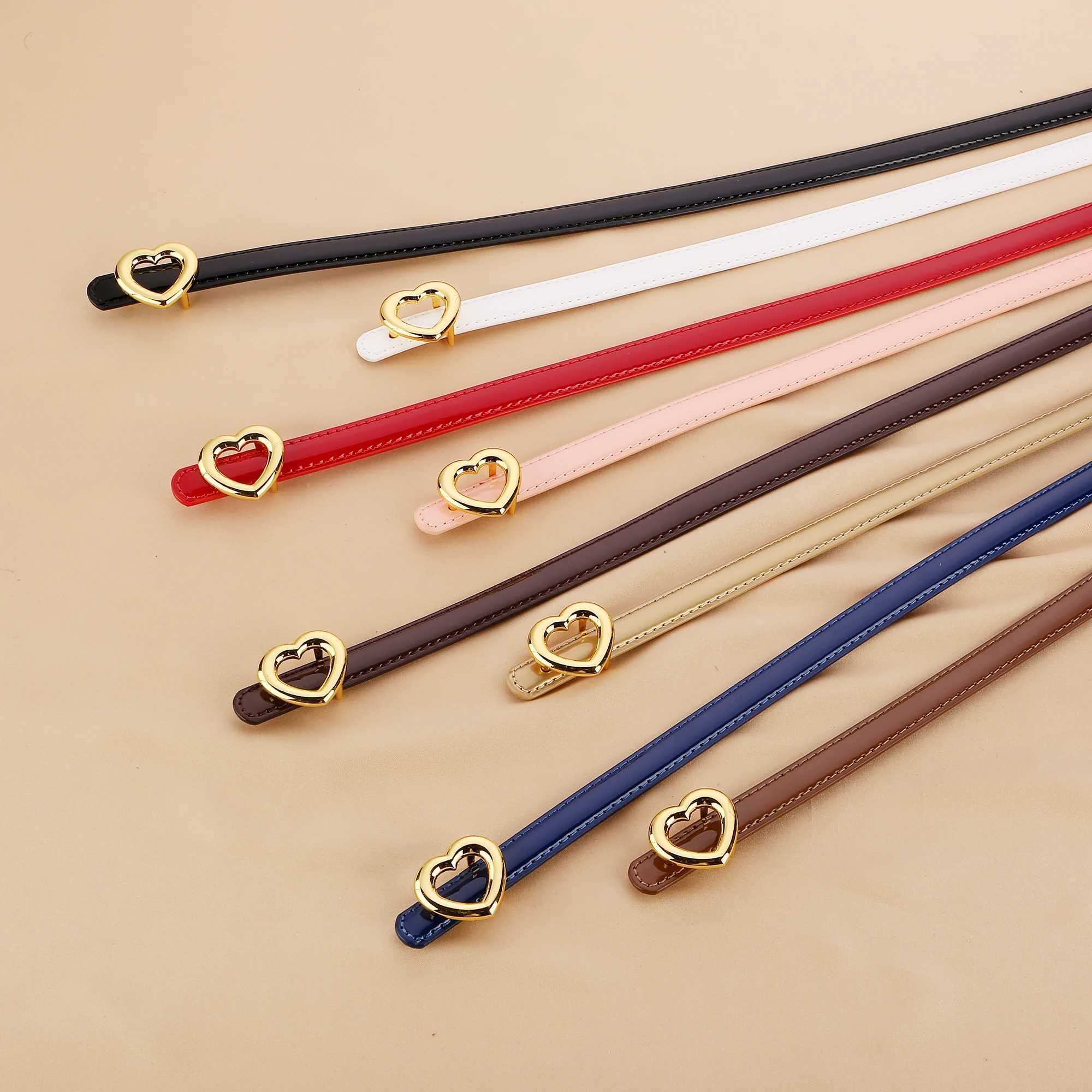 Genuine Leather Women Fashion Belt Metal Buckle Waistband For Dress Jeans Golden Buckle Adjustable Luxury Women Belts W250604