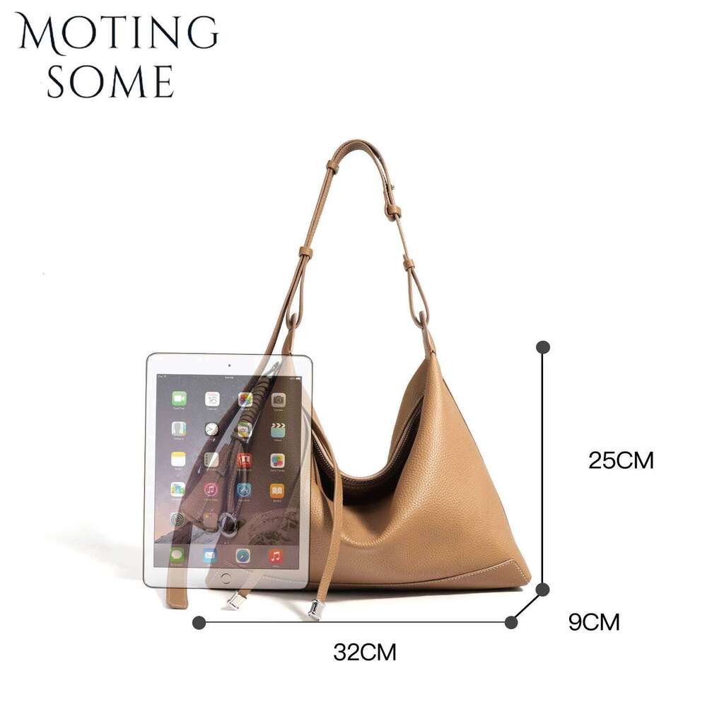 Motingsome Genuine Leather Woman Handbag And Purse Frist Layershoulder Hobos 2025 New Messenger Tote Daily Bag