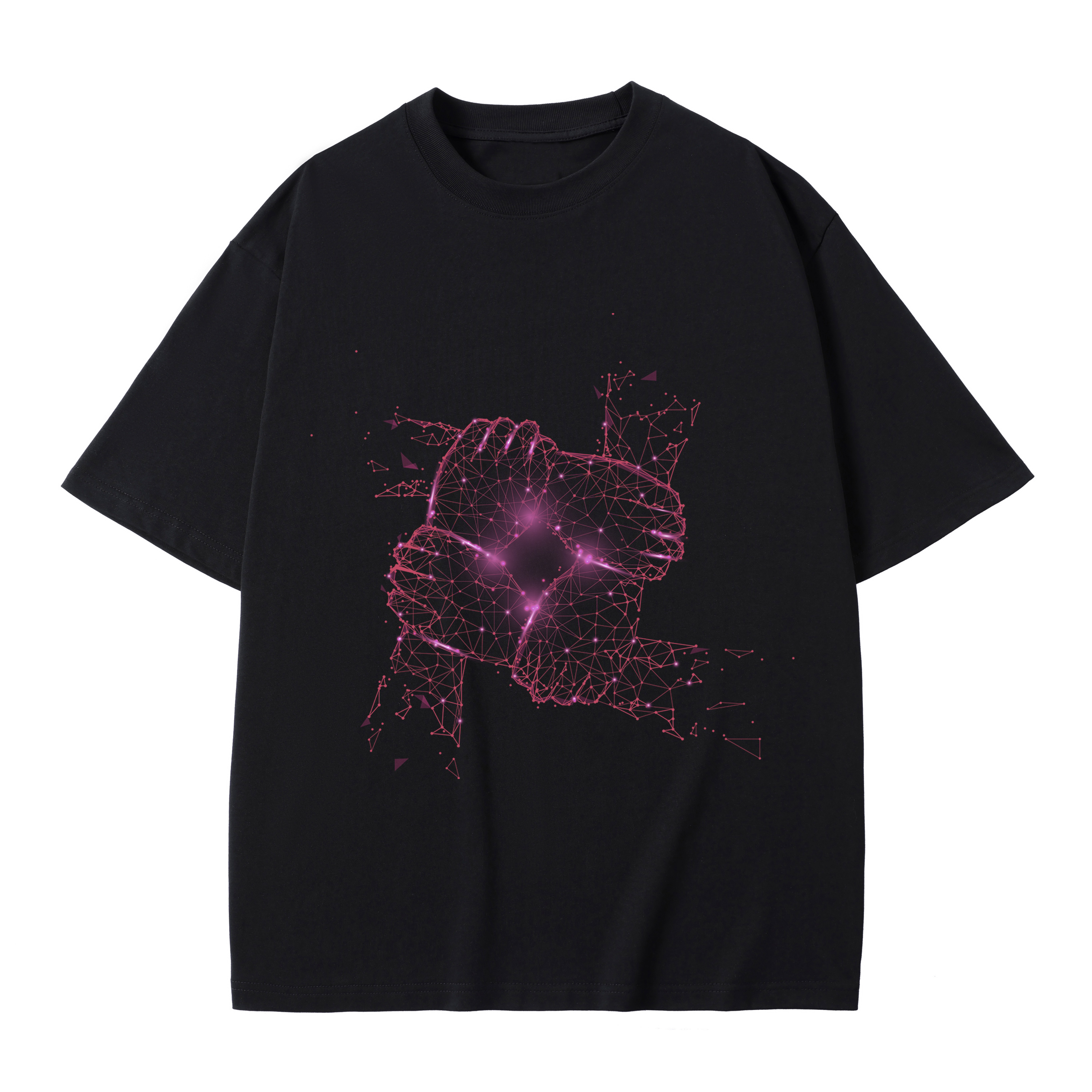 T-shirt men's top designer cotton T-shirt Silver the share short sleeved clothing high-quality fashionable T-shirt BROADTRUE