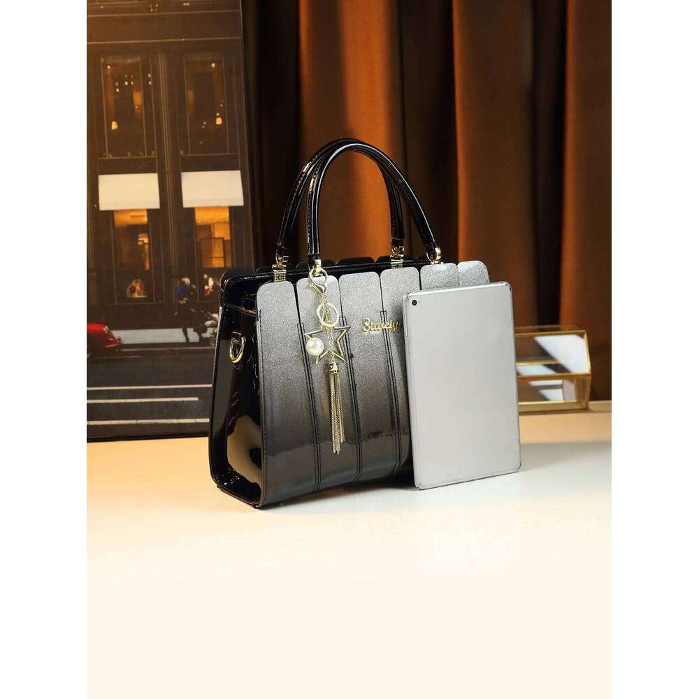 Women's Bags Designer Fashion Temperament Gradient Block Business Commuting Women's Handbag, Light Trend Single Shoulder Crossbody Bag
