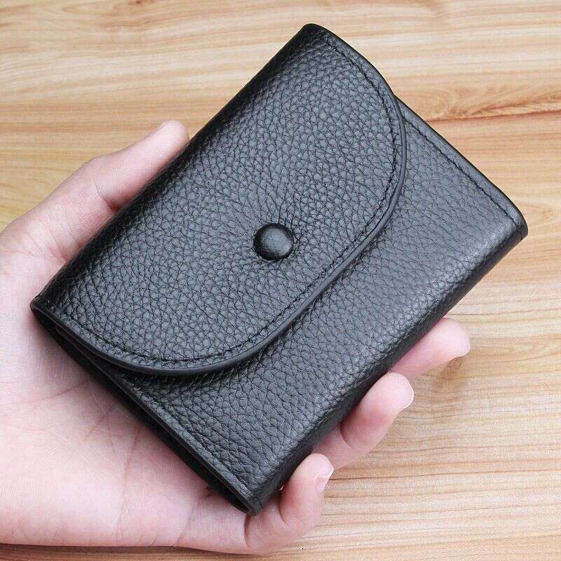 Ultra-thin Purse Men's Mini Simple Small Wallet Women's Card Holder Coin Bag 2025 New Model