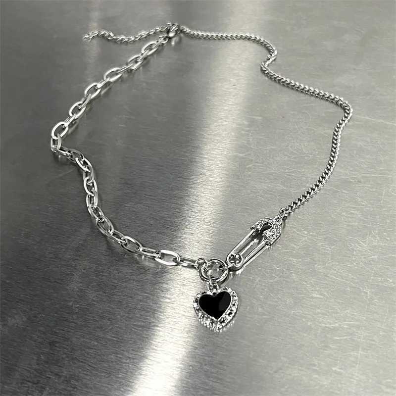 Tiny Heart Necklace for Women SHORT Chain Heart Pendant Necklace Gift Ethnic Bohemian Choker Necklace wholesale XJ250604