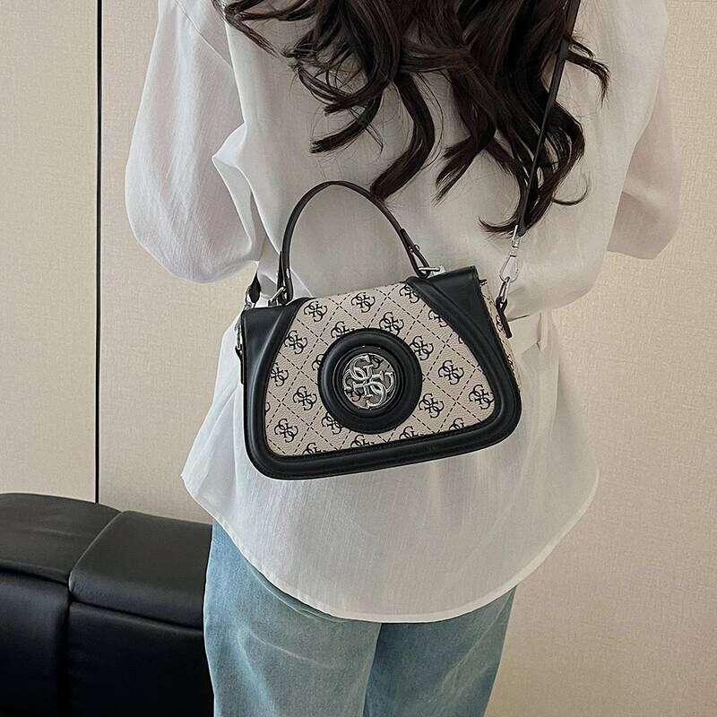 Women's Bags Designer Stylish Vintage Letter Crossbody Bag Elegant Leather Tote Minimalist Designer Handbag For Casual Commuter Women Purse