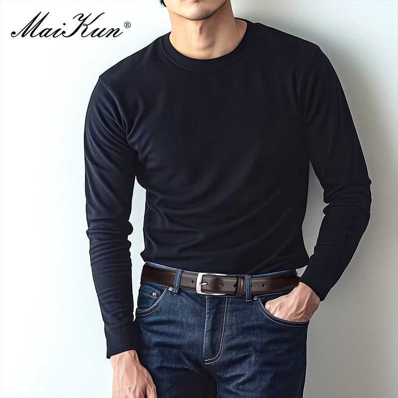 Maikun Fashion Genuine Leather Mens Belt Alloy Pin Buckle Casual Belt Large Size Business Belt For Men W250604