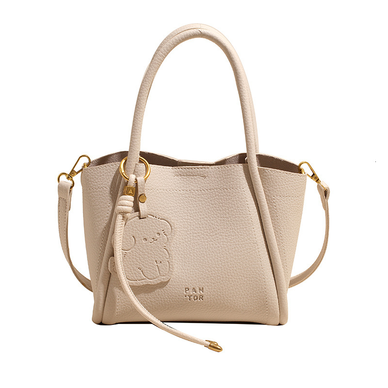 designer Korean Style Simple Basket Bag for Women 2025 Spring Summer New Fashion Versatile High-end Handbag Shoulder Crossbody Bag