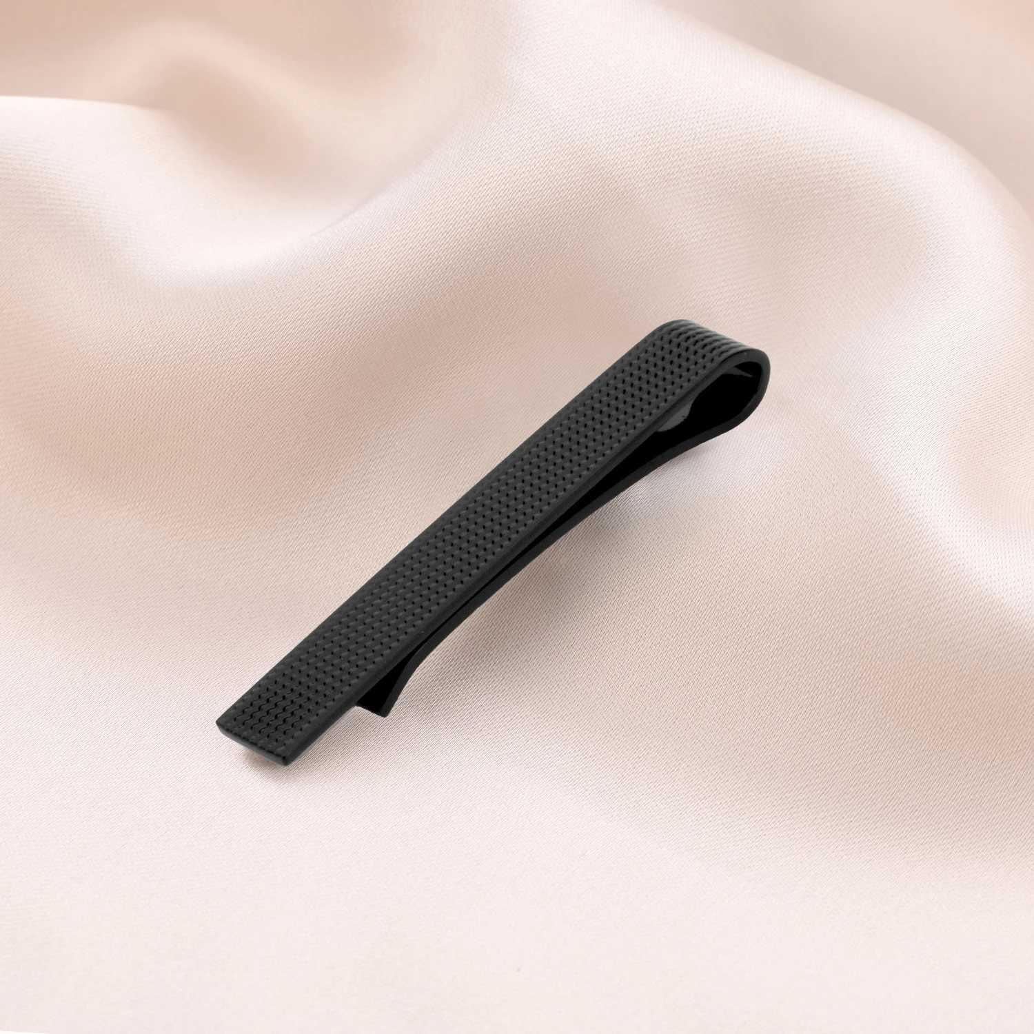 Simple Tie Clip Set Pin 5.5cm Wed Mens Tie Clip Minimalist Tie Clips And Cufflinks Necktie Metal Pins Groomsmen Gifts With Box W250604