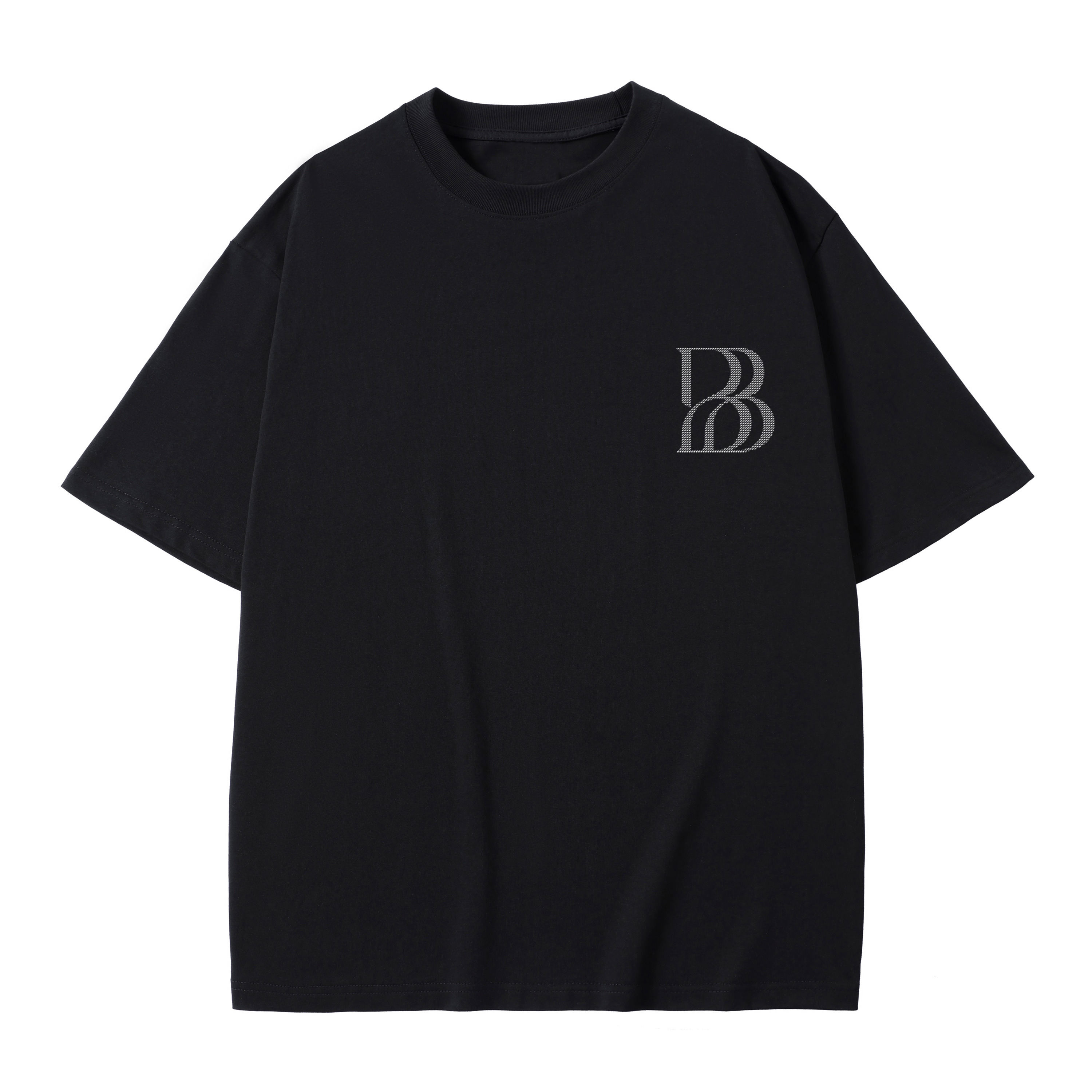 T-shirt men's top designer cotton T-shirt Silver the LOGO short sleeved clothing high-quality fashionable T-shirt BROADTRUE