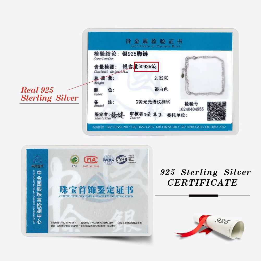 KISS MANDY 925 Sterling Silver Genuine 14K Gold Anklet Chain for Women Fashion Foot Chain Ankle Summer Beach Jewelry SA66 W250604