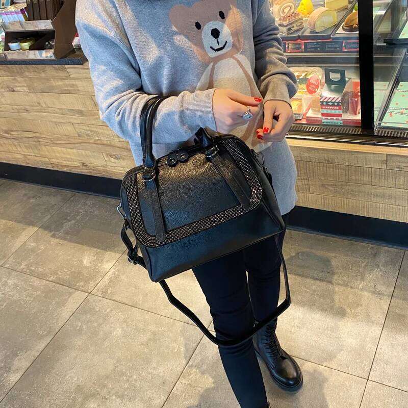 Ladies 2021 New Korean Fashion Shoulder Messenger Handbag With Leather Dia Women's Bag Digging Bags