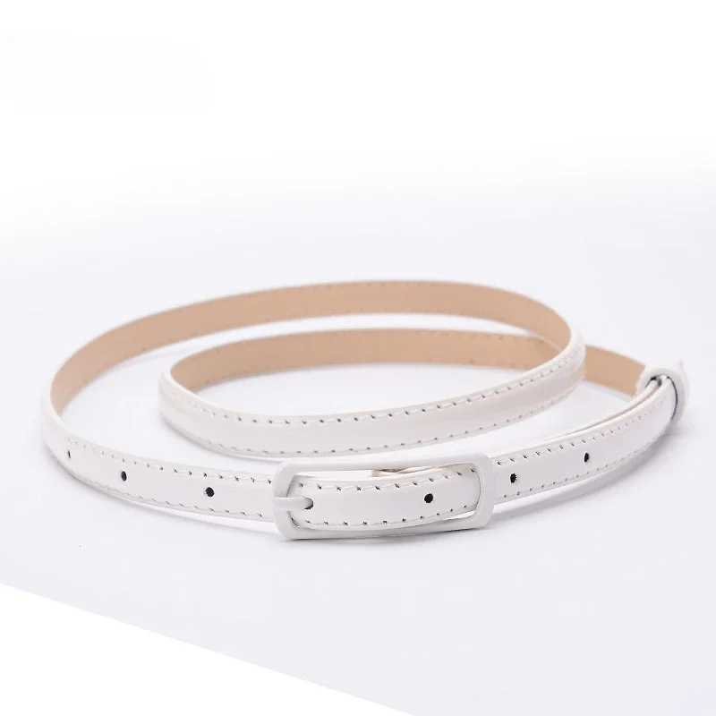 Children Candy Color Belts 1.2cm Super-thin PU Waistbands Simple Solid Color Casual Belts Girl Apparel Accessories W250604