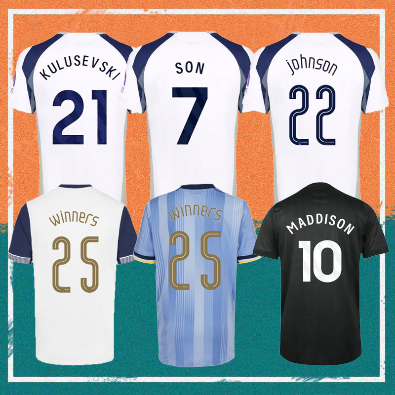 24/25/26 JOHNSON SON hots pur Soccer Jerseys 2025 tottenaham BISSOUMA RICHARLISON UDOGIE TEL BERGVALL Football shirt WERNER VAN DE VEN SOLANKE MADDISON Kids Kit