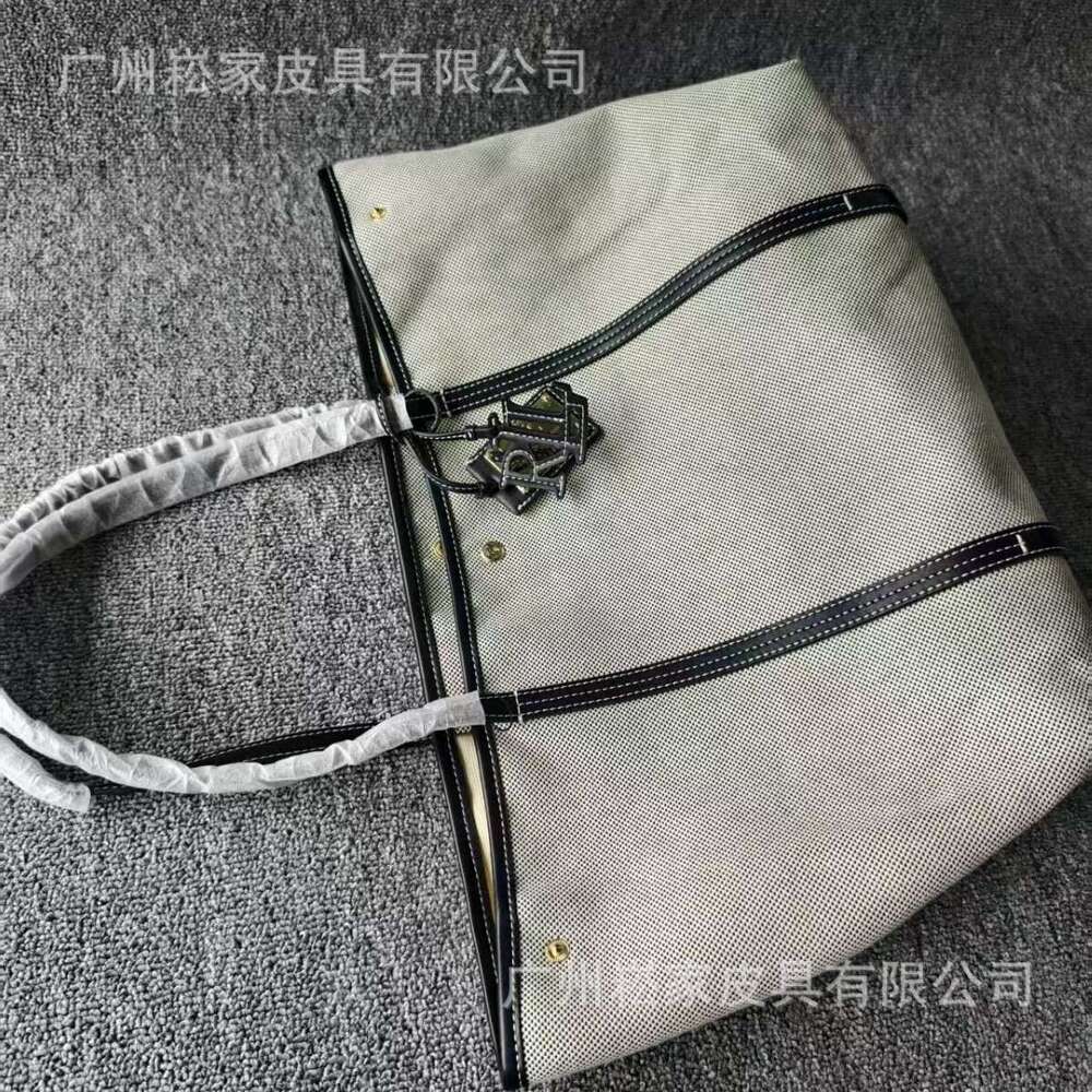 Women's Bags Designer Women's Bags Designer Laf Leather Canvas Tote New Handbag Spring Summer Versatile Large Capacity Mommy Bag Commuter