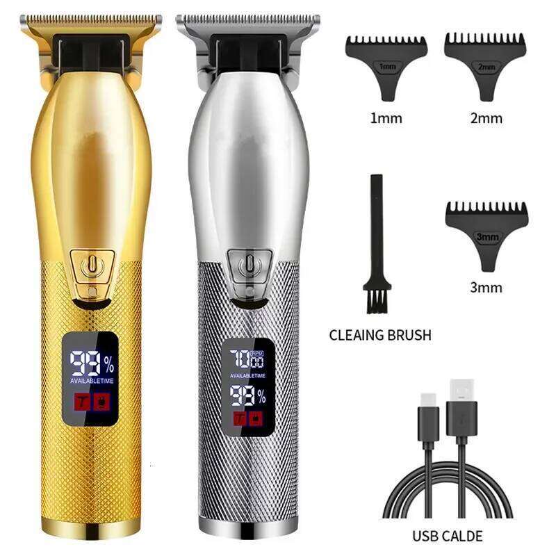 RESUXI Men's Professional Electric T9 USB Clipper For Barber Shaver Trimmer Beard Razor Hair Cutting Hine