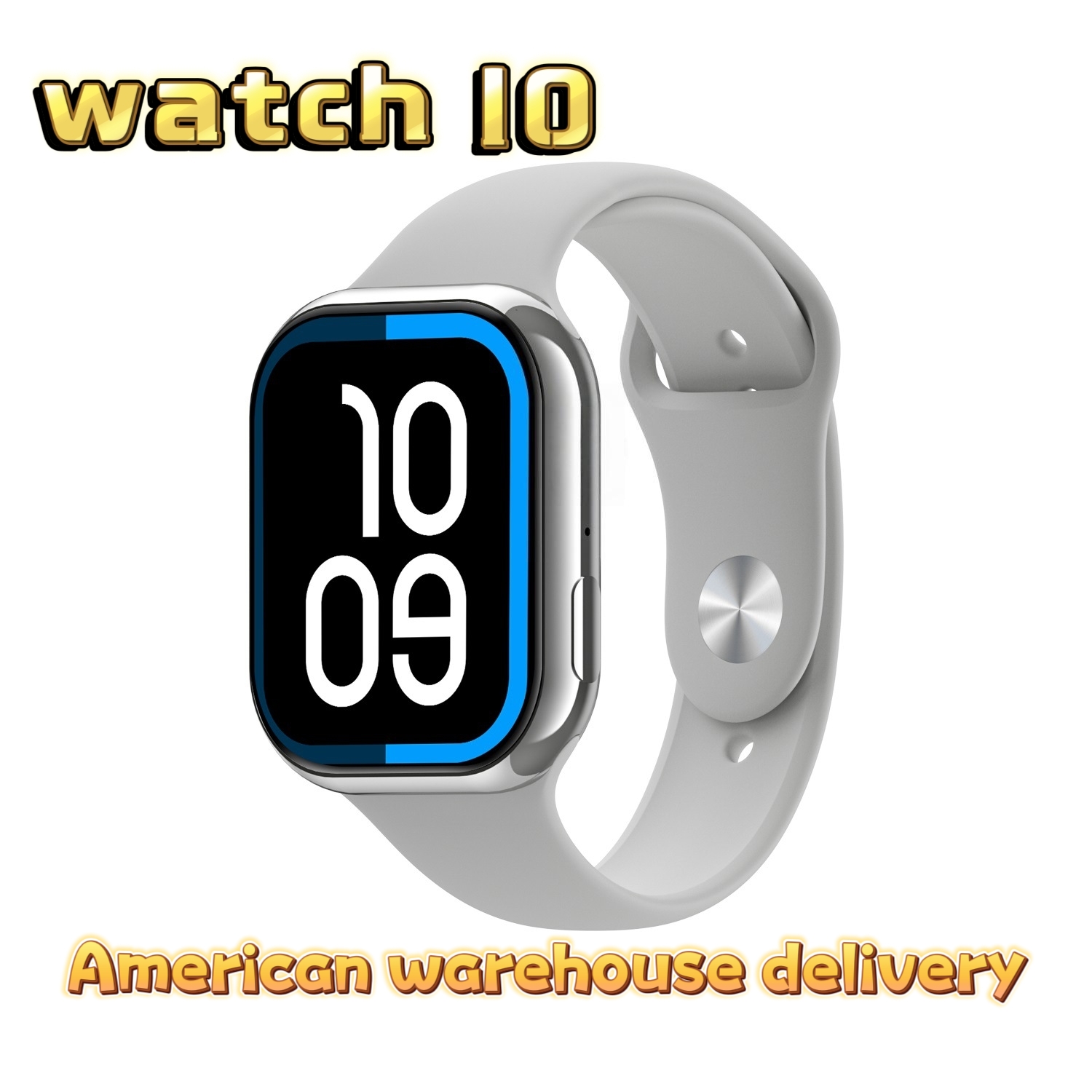 Watch10 smart watch super long battery life 2.1 inches sports heart rate monitoring free shipping